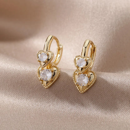 Round Crystal Earrings