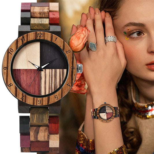 Full Wood Color Watch