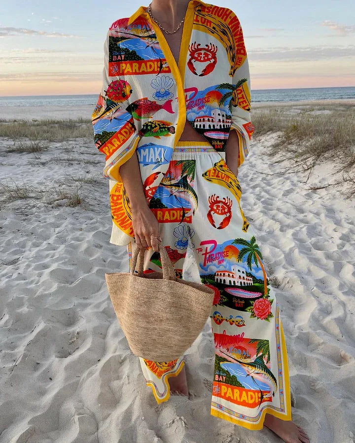 Long Sleeved Shirt Long Pants Casual Loose