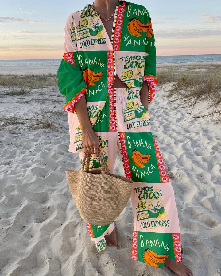 Long Sleeved Shirt Long Pants Casual Loose