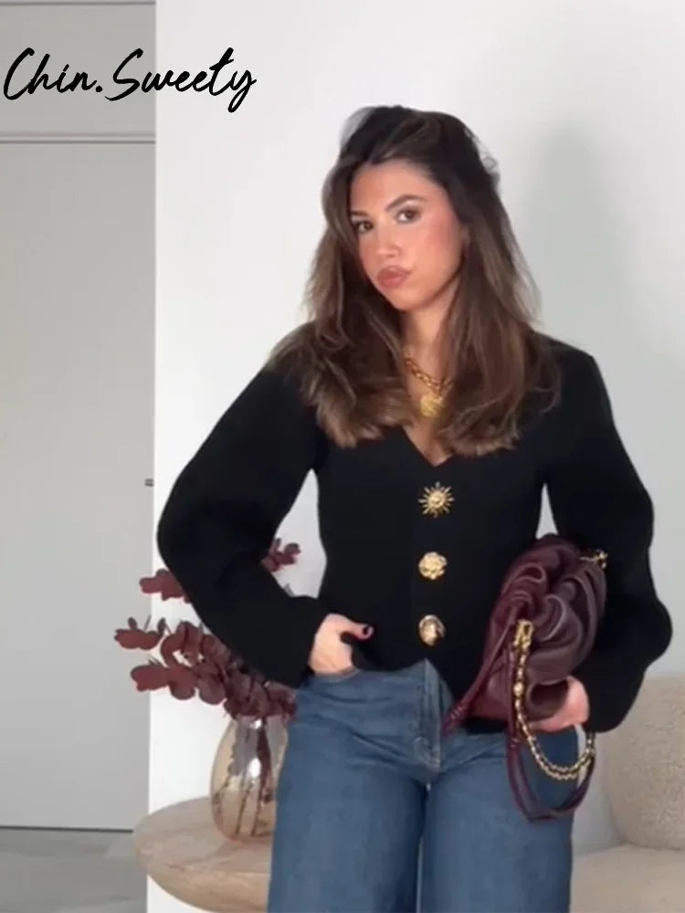 Elegant women's Knit Cardigan