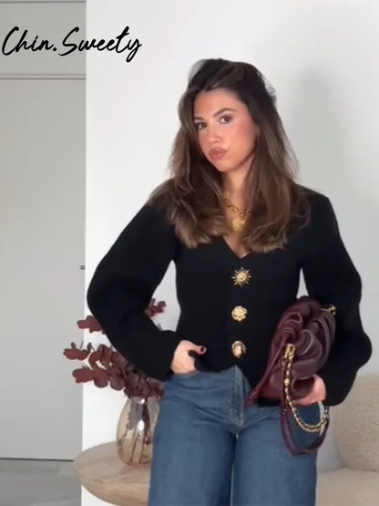 Elegant women's Knit Cardigan