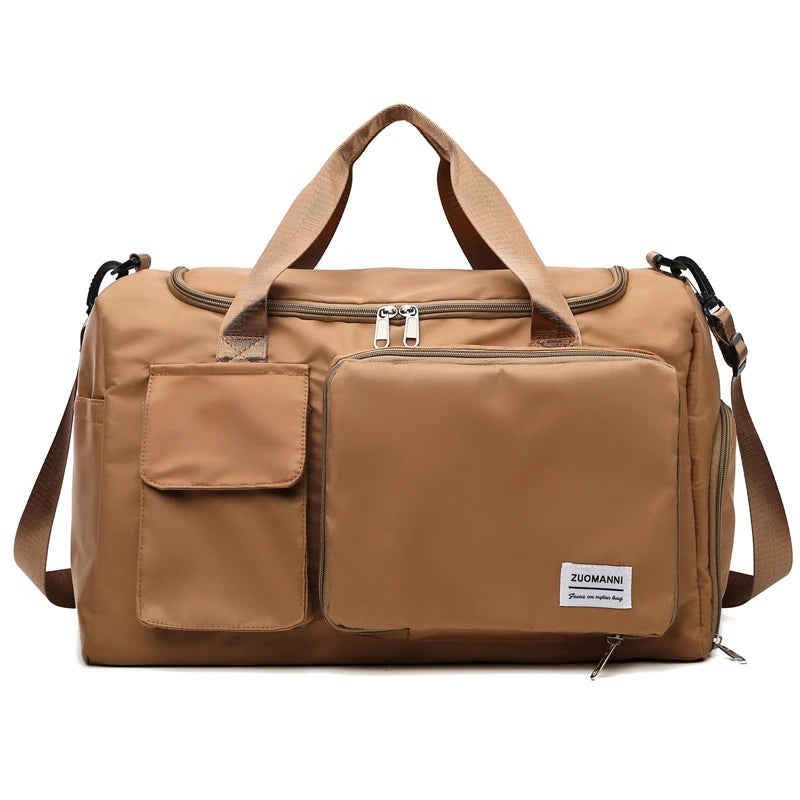 Travel Bag, Weekender, Overnight Duffle Bags with Shoe Compartment, Sports Fitness Bag