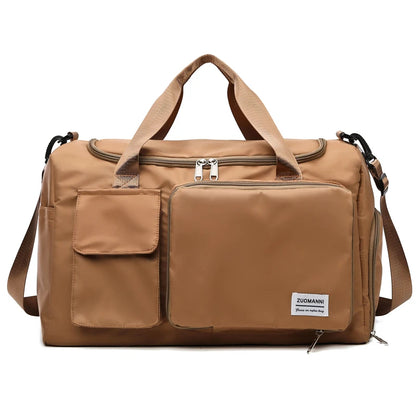 Travel Bag, Weekender, Overnight Duffle Bags with Shoe Compartment, Sports Fitness Bag