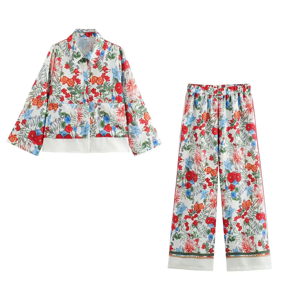 Fashion New Positioning Linen Single-breasted Long-sleeved Shirt & Pant Suit