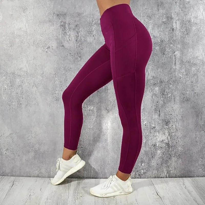 High waist yoga leggings for women’s gym and fitness wear