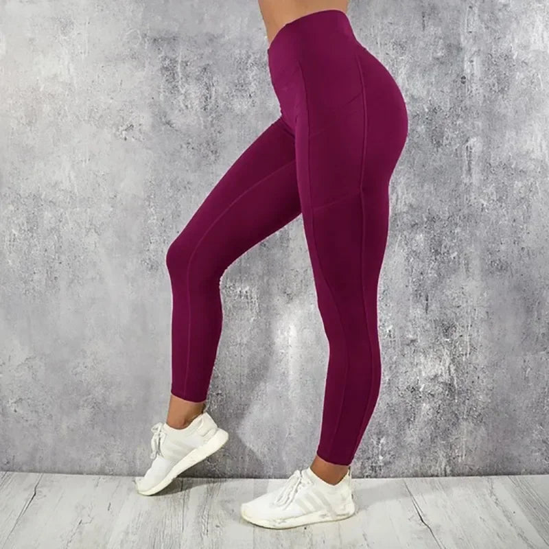 High waist yoga leggings for women’s gym and fitness wear