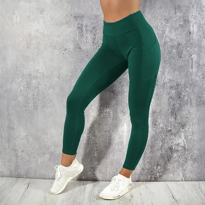 High waist yoga leggings for women’s gym and fitness wear