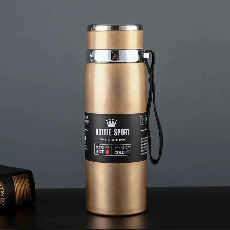 Thermos Bottle 1L Cold and Hot Thermos for Water Tea Coffee Vacuum Flasks Stainless Steel