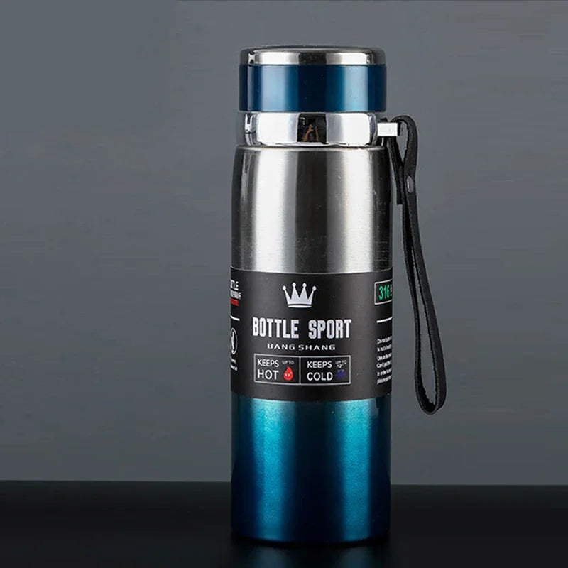 Thermos Bottle 1L Cold and Hot Thermos for Water Tea Coffee Vacuum Flasks Stainless Steel