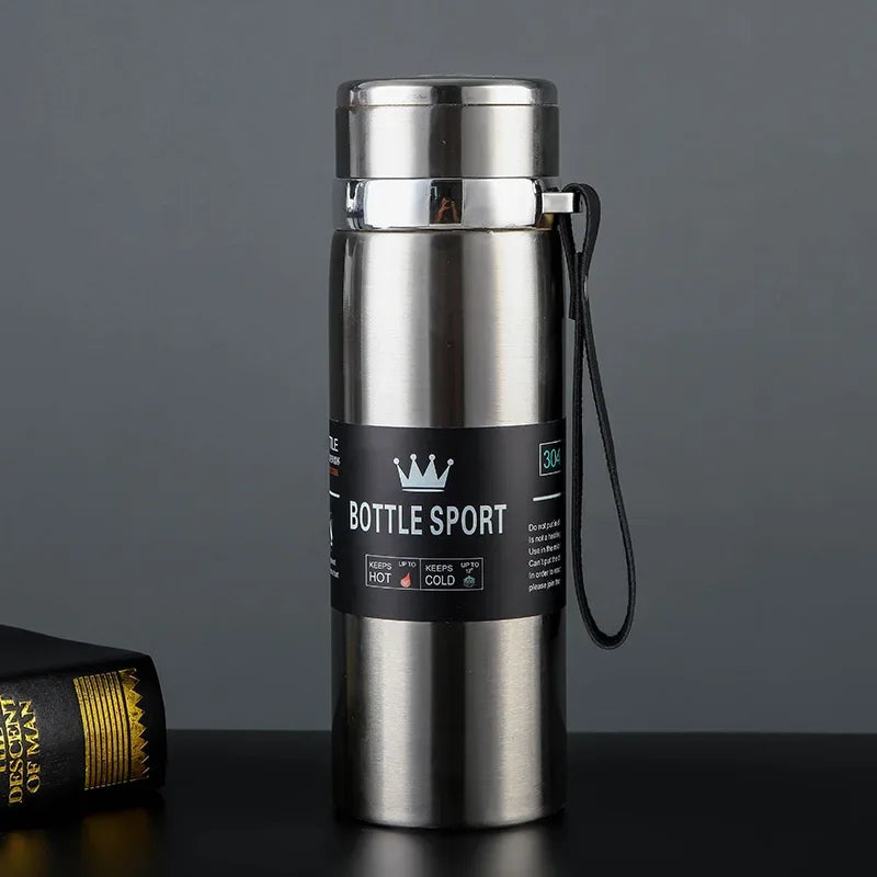 Thermos Bottle 1L Cold and Hot Thermos for Water Tea Coffee Vacuum Flasks Stainless Steel
