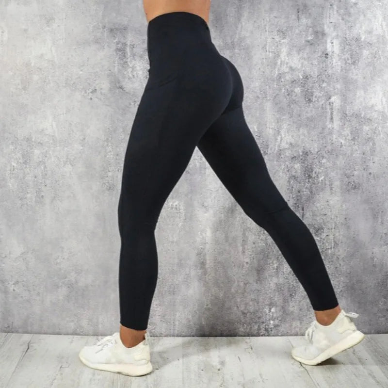 High waist yoga leggings for women’s gym and fitness wear
